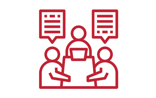 African american man with headphone on watching movie on streaming services